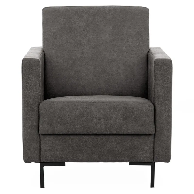 Fotel SELVA B Manila Dark Grey - Czarny