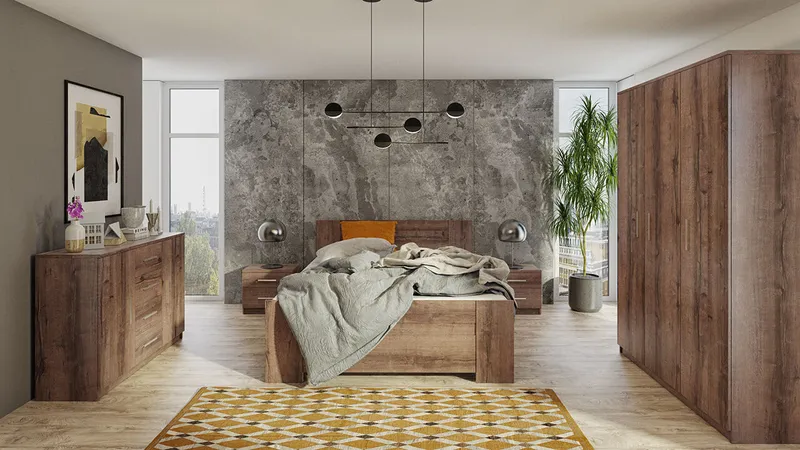 Sypialnia BONEY 8 Dąb Monastery