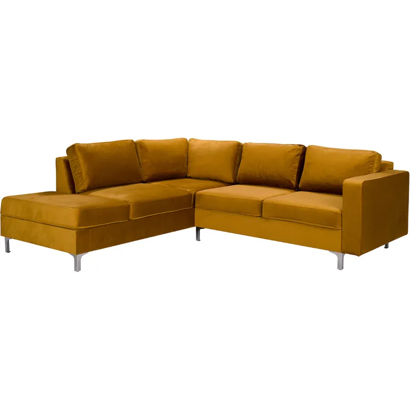 Narożnik ORLEAN VELVET Tiffany 08 Lewy