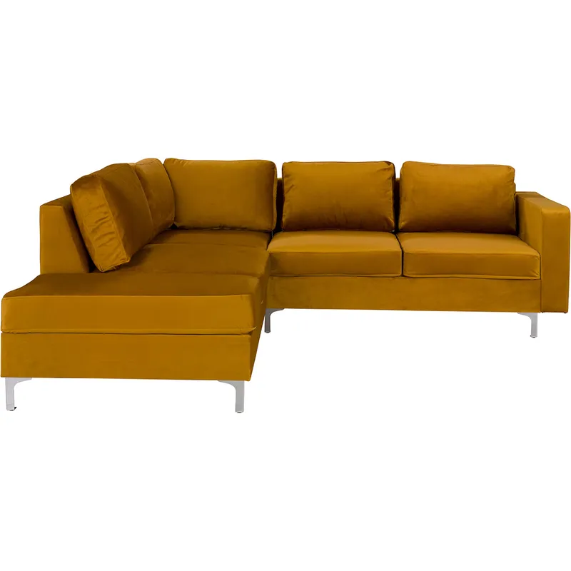 Narożnik ORLEAN VELVET Tiffany 08 Lewy