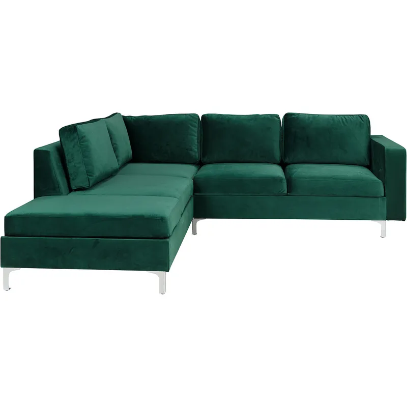 Narożnik ORLEAN VELVET Tiffany 10 Lewy