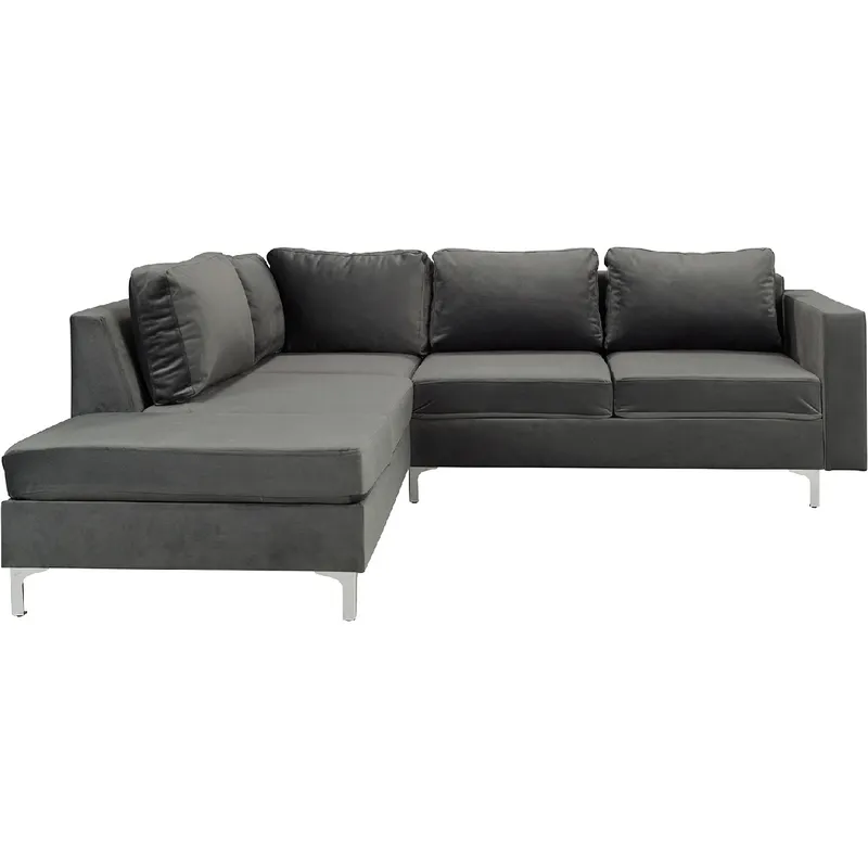 Narożnik ORLEAN VELVET Tiffany 19 Lewy