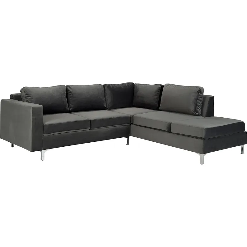 Narożnik ORLEAN VELVET Tiffany 19 Prawy