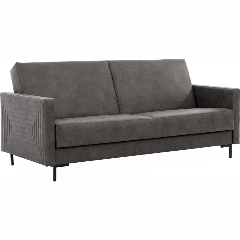 Sofa SELVA B Manila Dark Grey - Czarny
