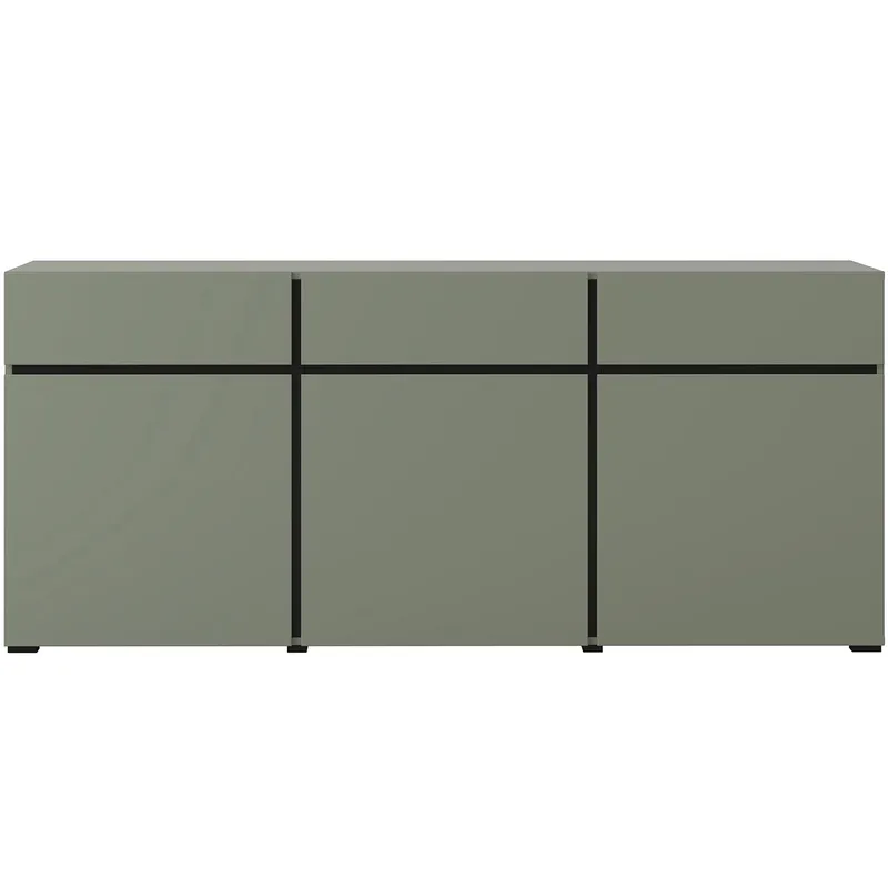 Komoda CROSI 43 Zielony / Czarny