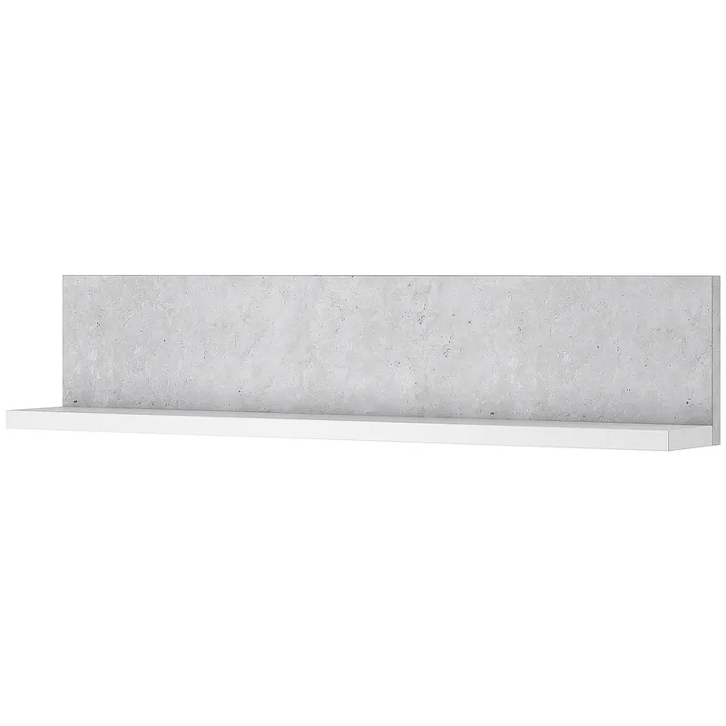 Półka TABO BT01 Biały / Beton Colorado