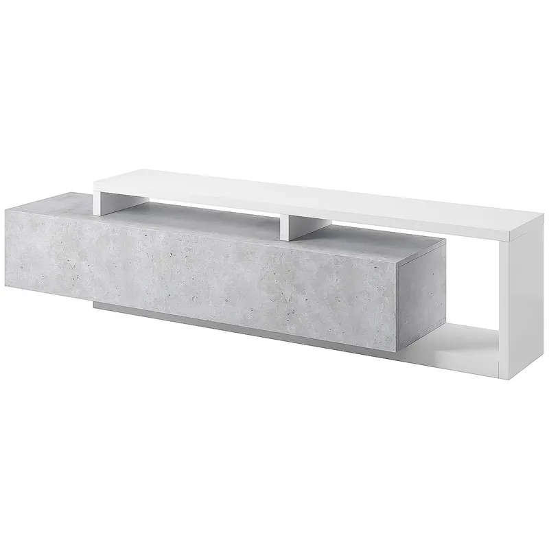 Komoda RTV TABO BT40 Biały / Beton Colorado