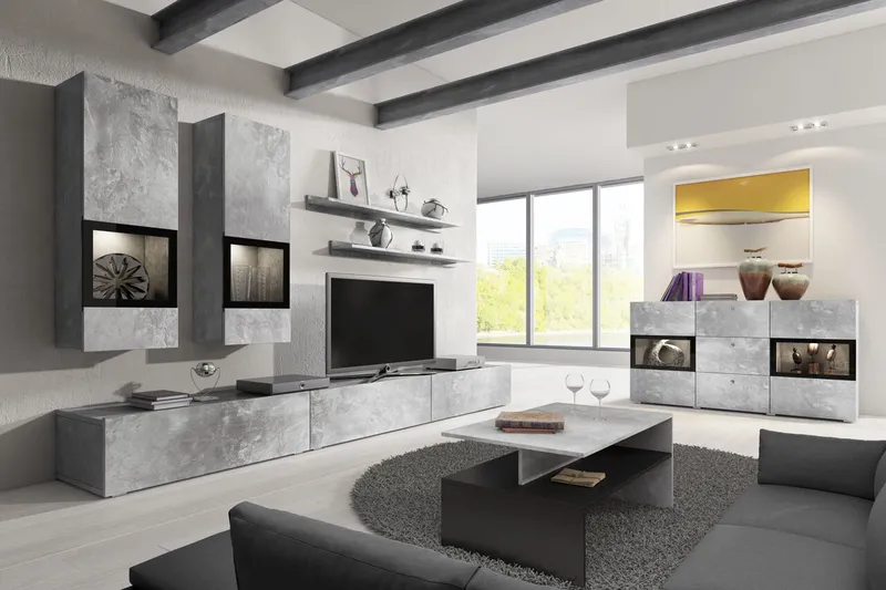 Komoda BORA 26 Beton Jasny