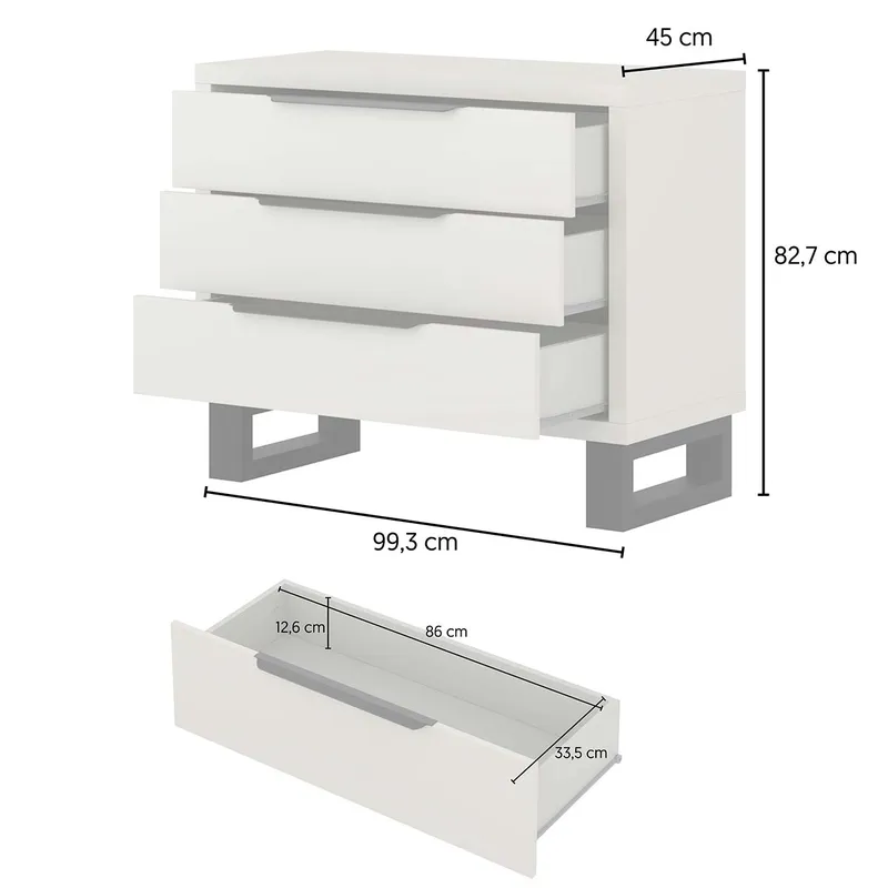 Komoda HELEN HL27 Dąb Wotan