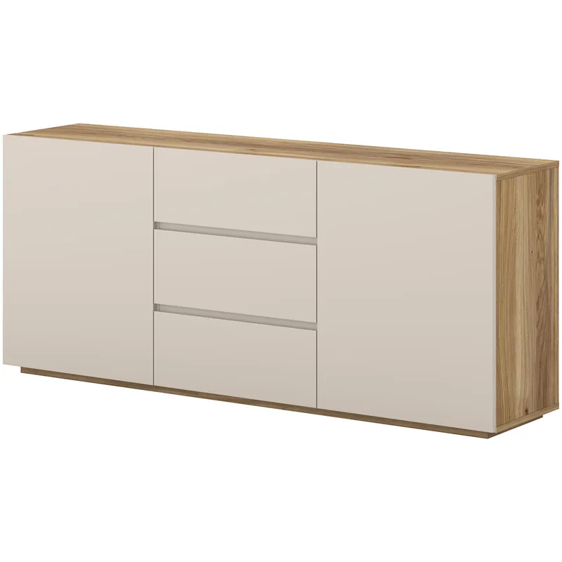 Komoda DRISS 26 Dąb Mauvella / Kaszmir