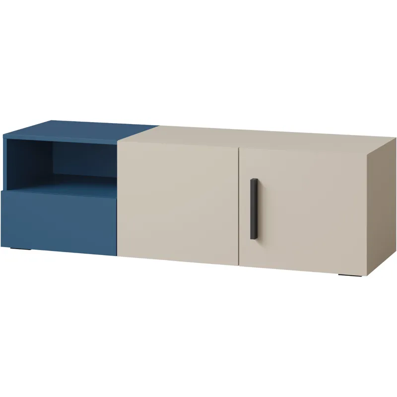 Komoda RTV 2D1S LORI 09 Kaszmir / Błękit