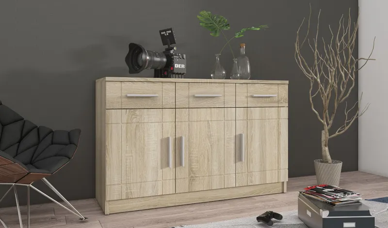 Komoda PARI 3D Dąb Sonoma