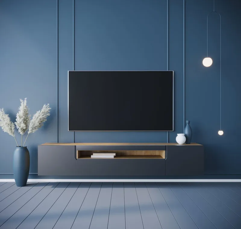 Komoda RTV DONE 200 Dąb Artisan / Czarny
