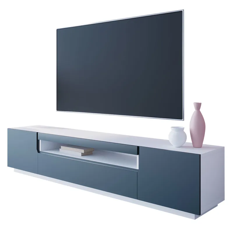 Komoda RTV DONE 200 Biały / Granat
