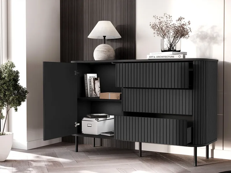 Komoda 1D3SZ ZYLIO NZ - Czarny