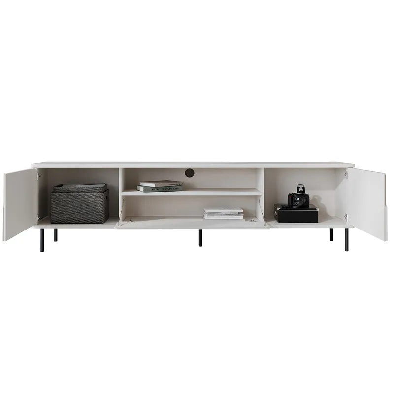 Komoda RTV RADIUS 180NC - Biały