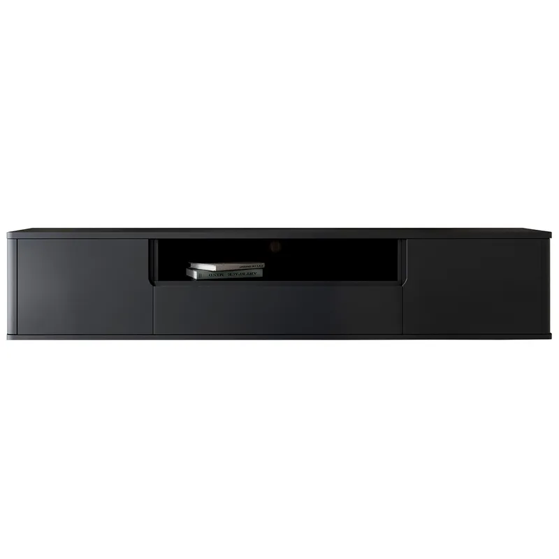Komoda RTV Wisząca RADIUS 180 - Czarny