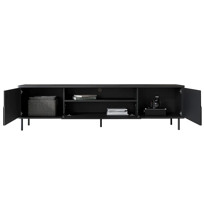 Komoda RTV RADIUS 180NC - Czarny