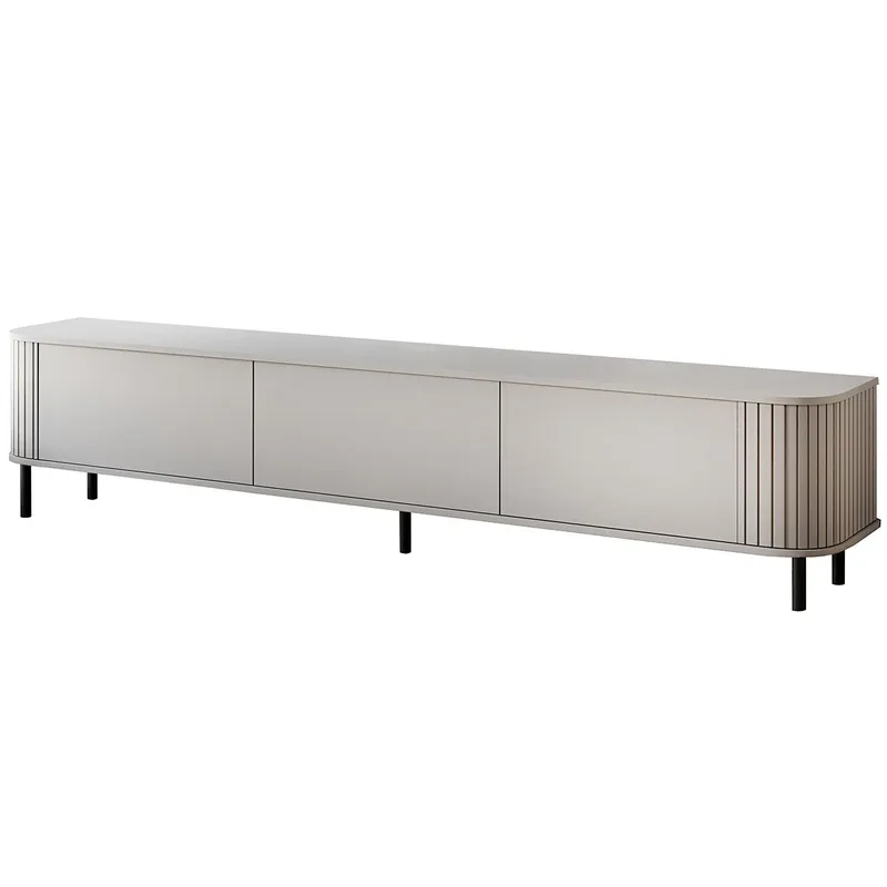 Komoda RTV 220 3K ZENO Kaszmir / Czarny