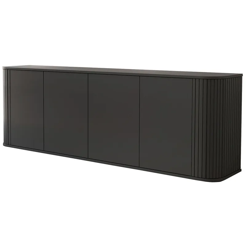 Komoda 4D 200 ZENO - Czarny