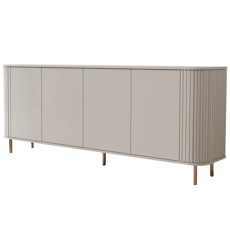 Komoda 4D 200 ZENO Kaszmir / Złoty