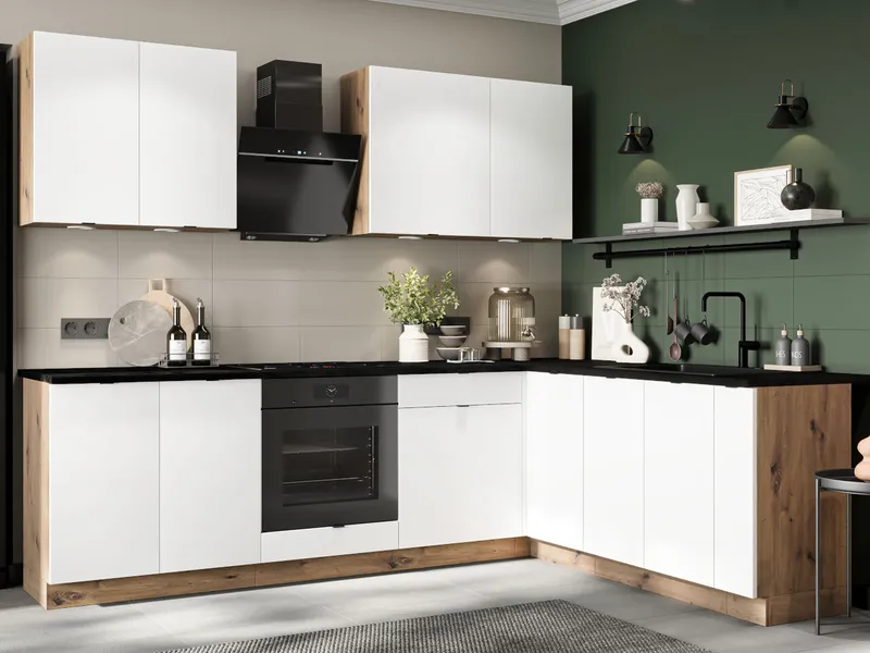 Szafka Dolna Pod Płytę D60PC ELLEN 06 Dąb Artisan / Biała Alaska