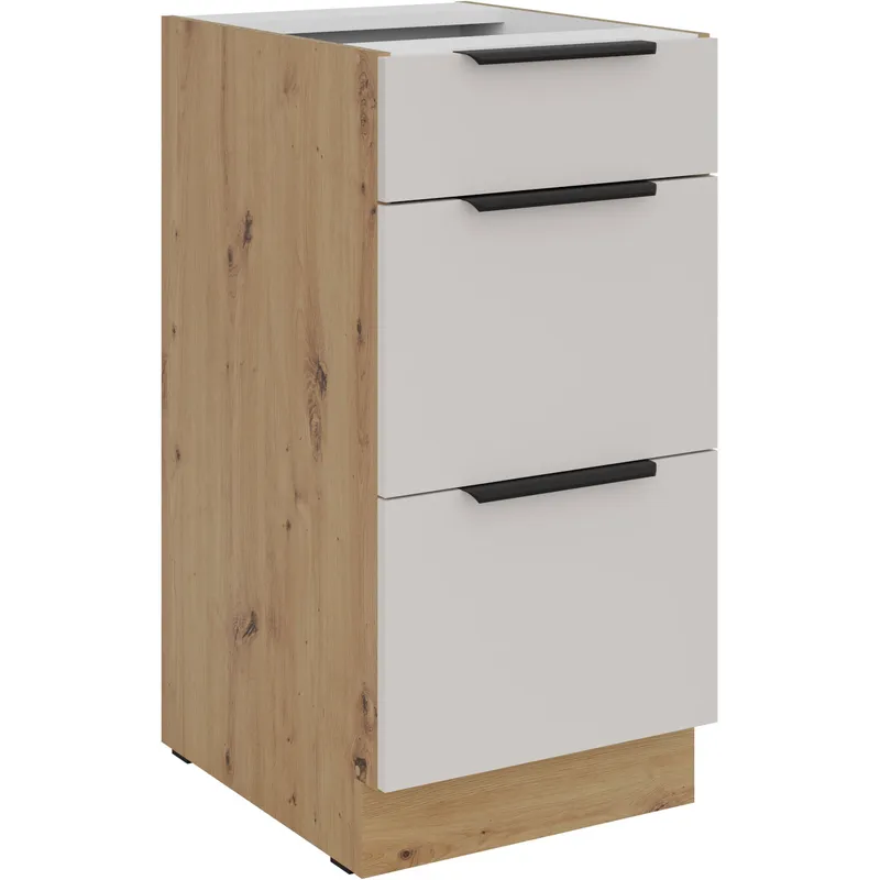 Szafka Z Szufladami 40 IBARA 11 Dąb Artisan / Kaszmir