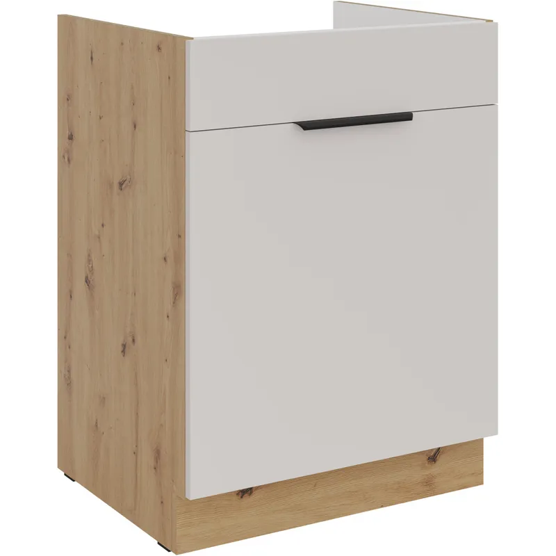 Szafka Dolna Pod Zlew Z Szufladą 60 IBARA 05 Dąb Artisan / Kaszmir