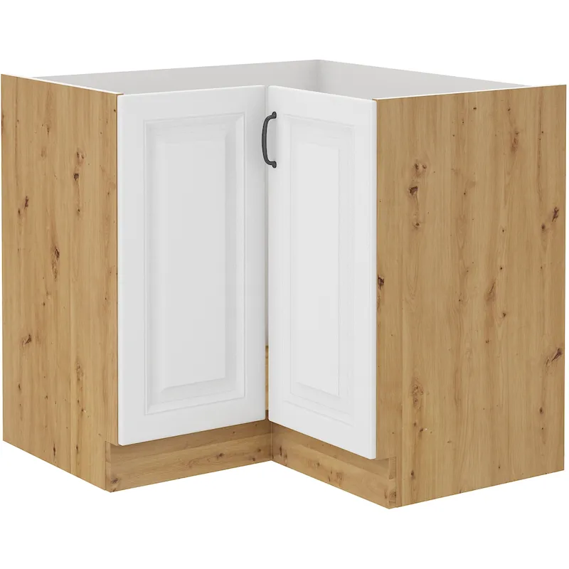 Szafka Dolna Narożna STILL ST04 Dąb Artisan / Biały
