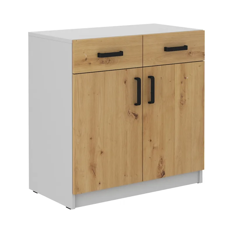 Komoda MALTIS MT05 Jasny Szary / Dąb Artisan