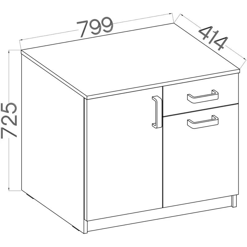 Komoda MALTIS MT22 Dąb Artisan