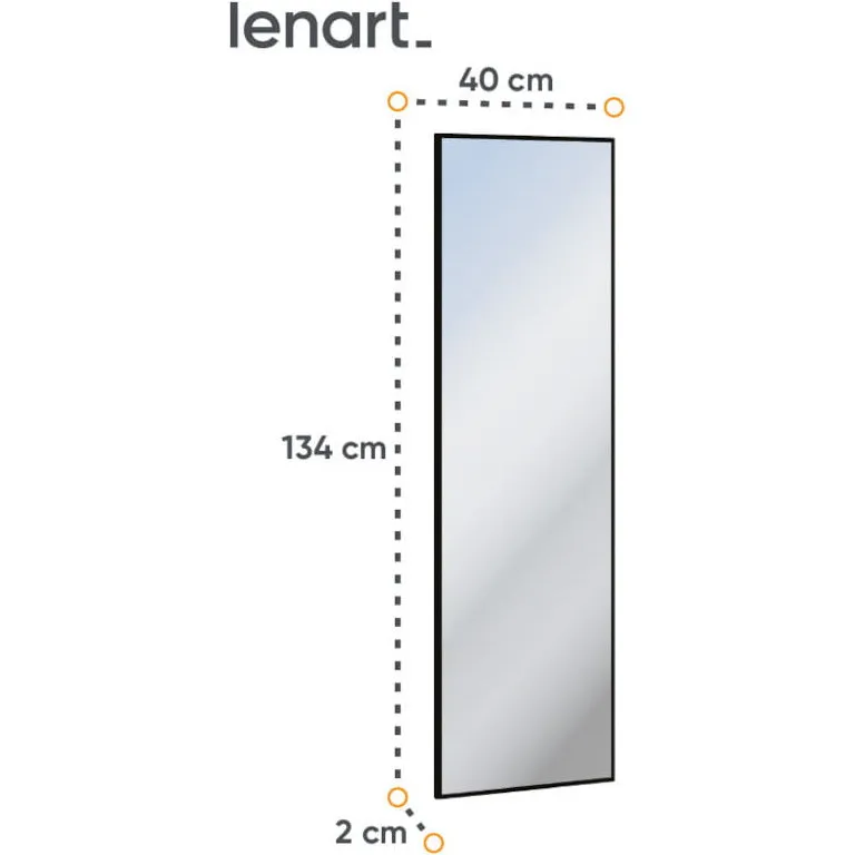 Lustro QUANT QG06 - Czarny