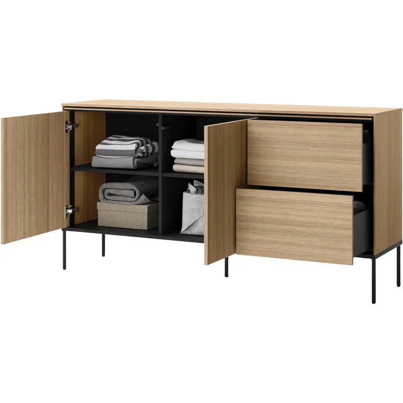Komoda VISSO VI04 Dąb Linearny