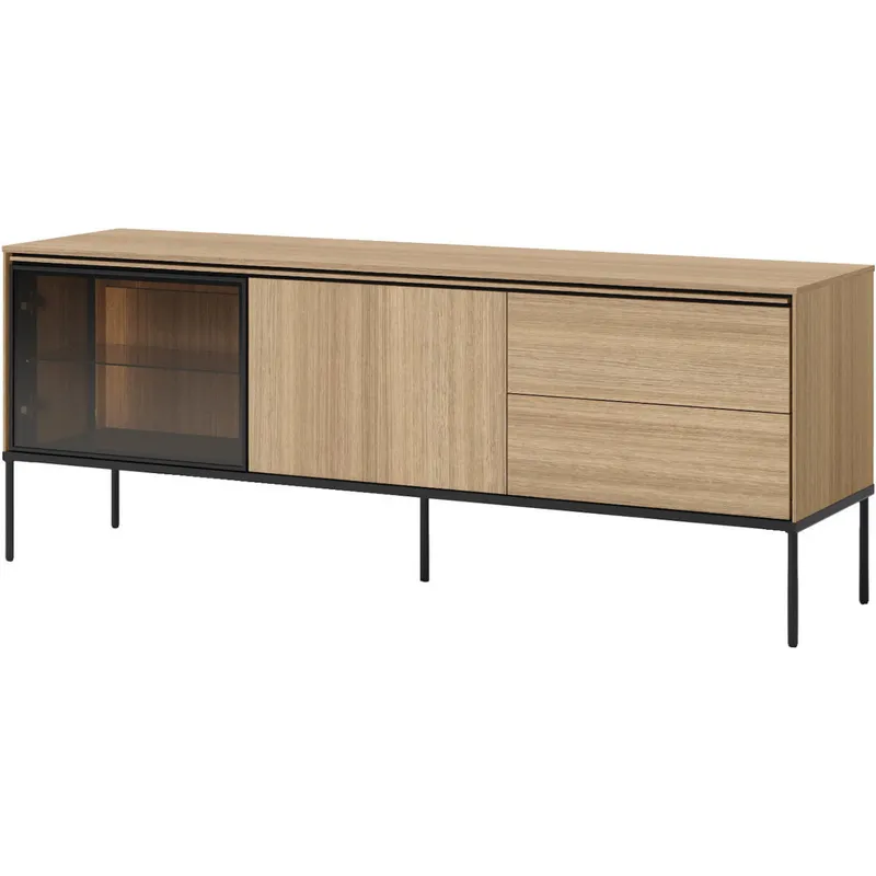 Komoda RTV 167 VISSO VI07 Dąb Linearny