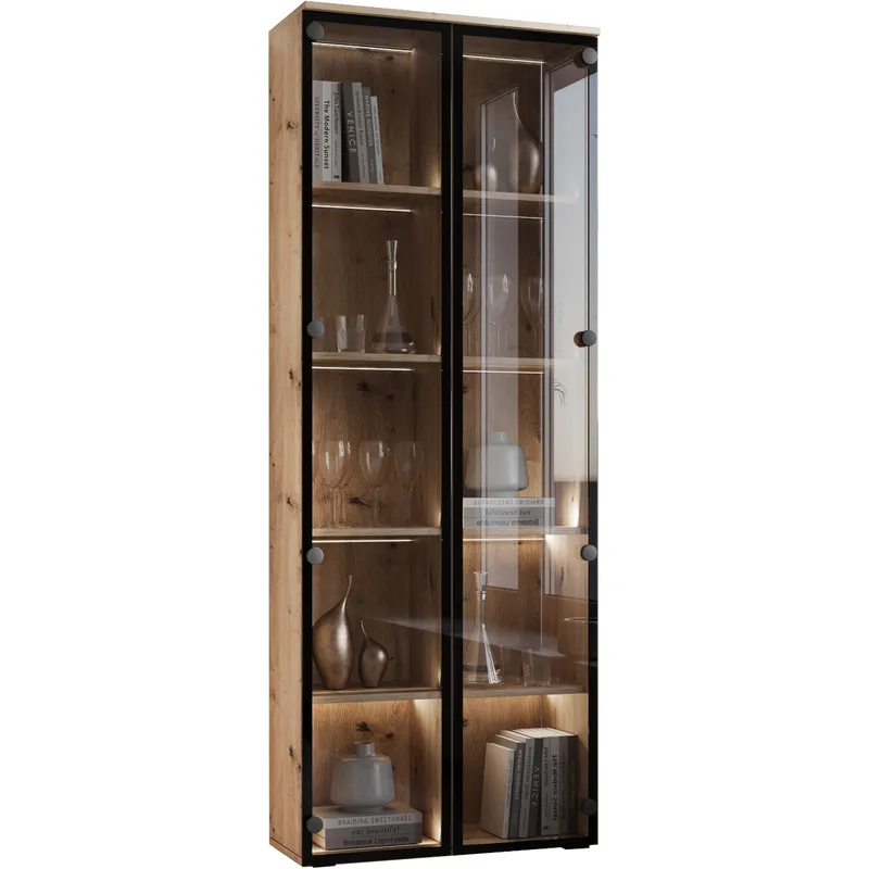 Witryna Stojąca FIGO 04 Dąb Artisan