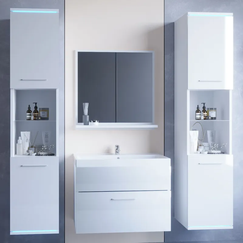 Łazienka DUO Biały Połysk