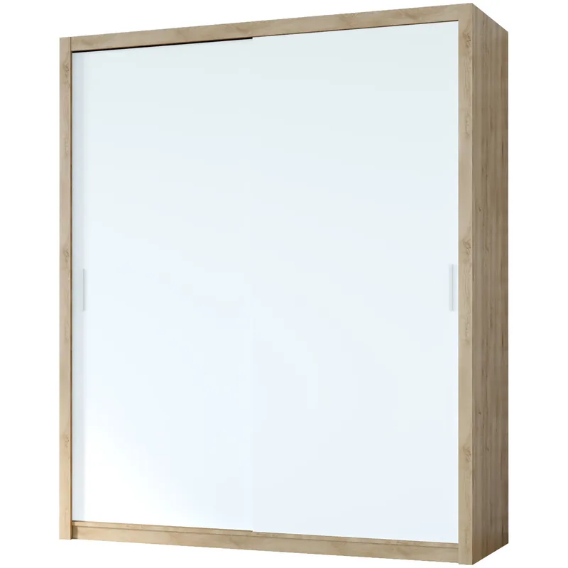 Szafa Przesuwna VISTA 180 Dąb Artisan / Biały