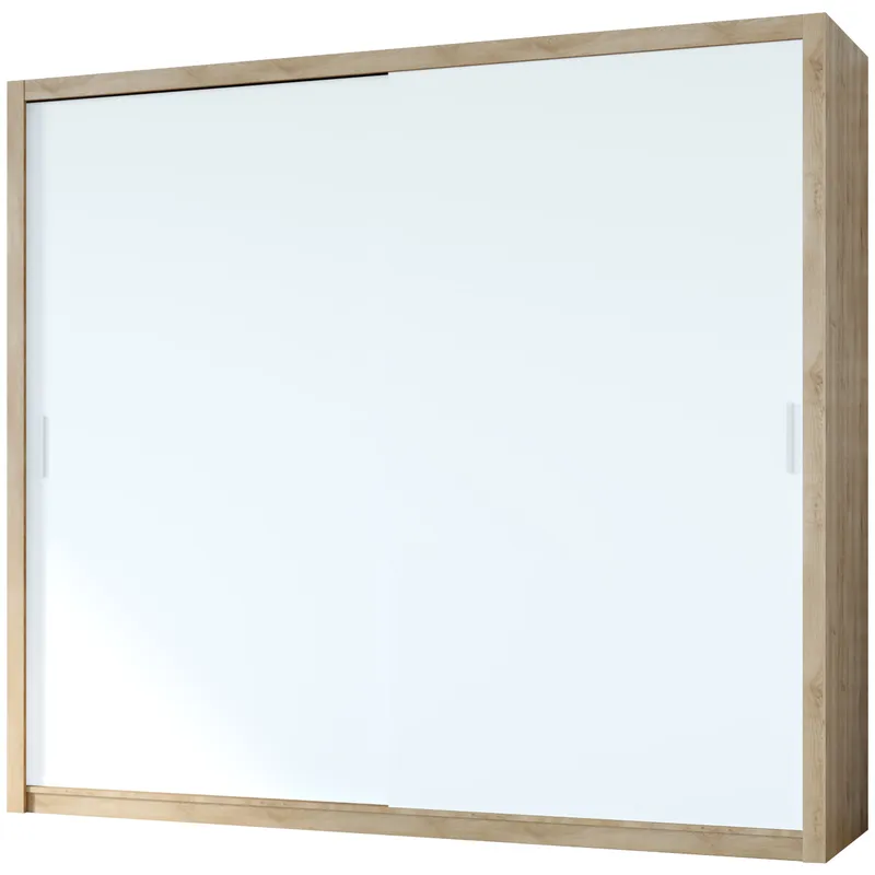 Szafa Przesuwna VISTA 220 Dąb Artisan / Biały