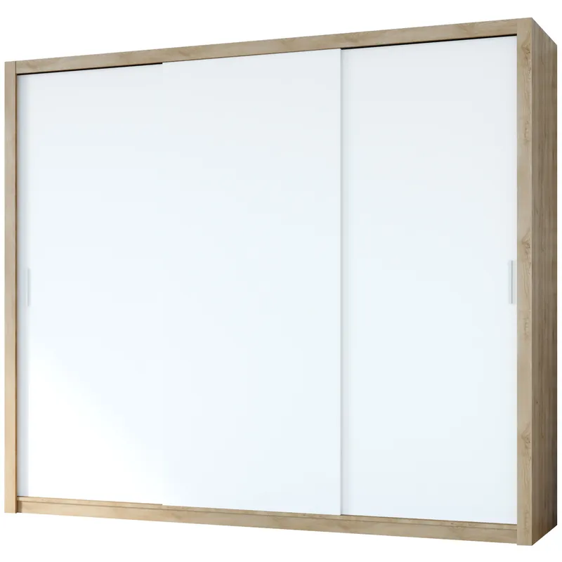 Szafa Przesuwna VISTA 250 Dąb Artisan / Biały