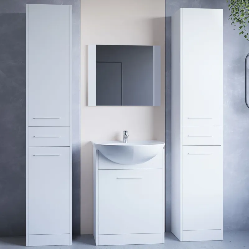 Łazienka SLIM MAX Laminat - Biały