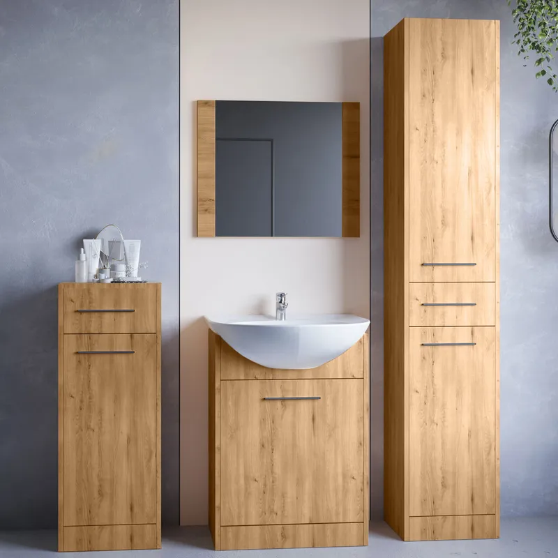 Łazienka SLIM MINI Dąb Artisan