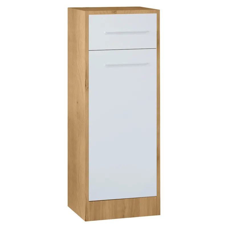 Szafka Łazienkowa Niska SLIM SL3 Dąb Artisan / Biały