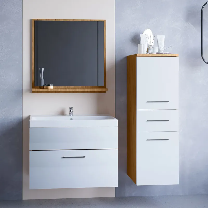 Łazienka TIPO MINI Dąb Artisan / Biały Połysk