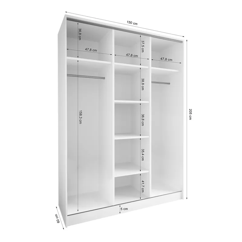 Szafa Otwarta MERV K10 150 Kaszmir