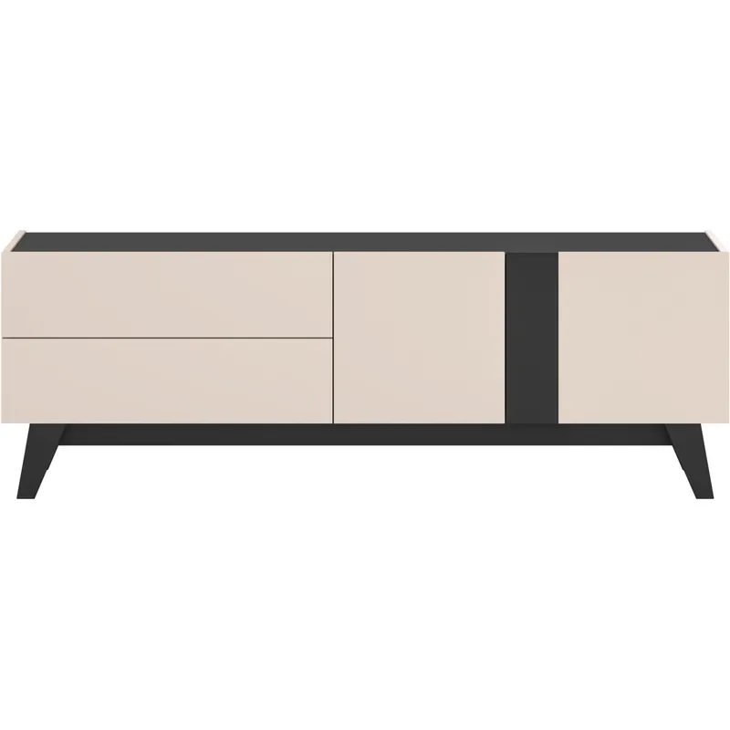 Komoda RTV SABLE 05 Kaszmir / Czarny