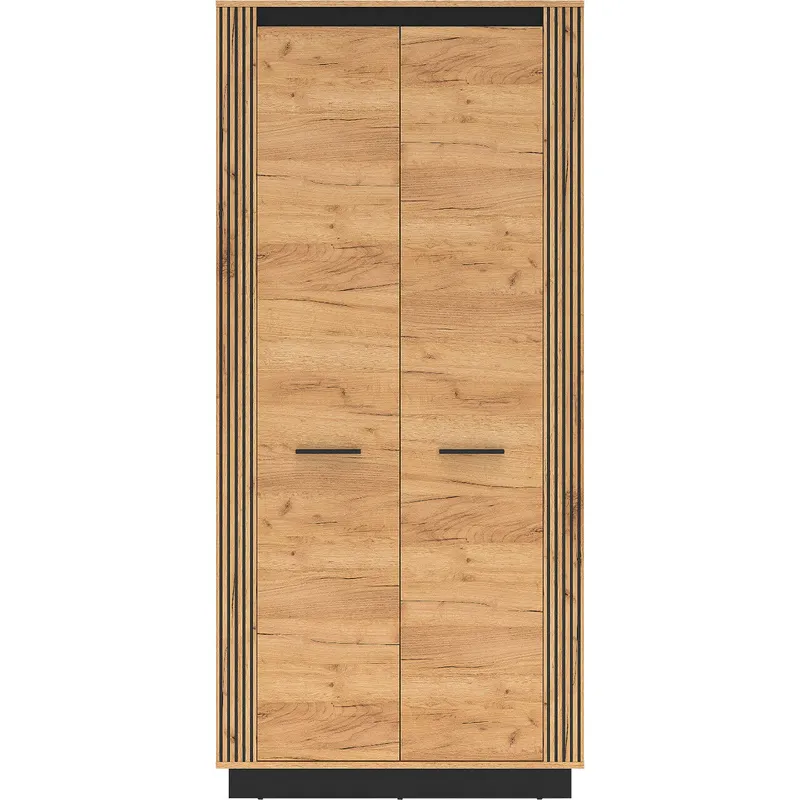 Szafa URSA 03 Dąb Craft Złoty + Czarny
