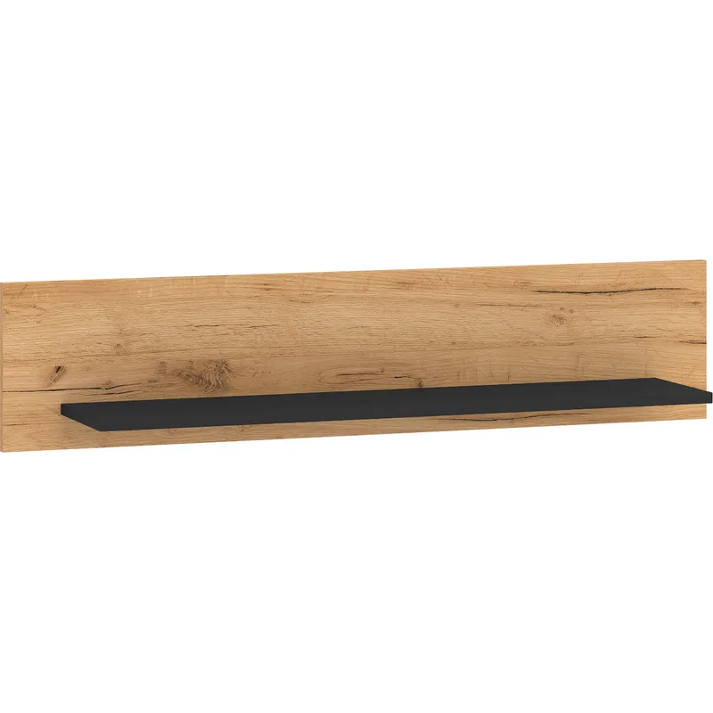 Półka URSA 12 Dąb Craft Złoty + Czarny