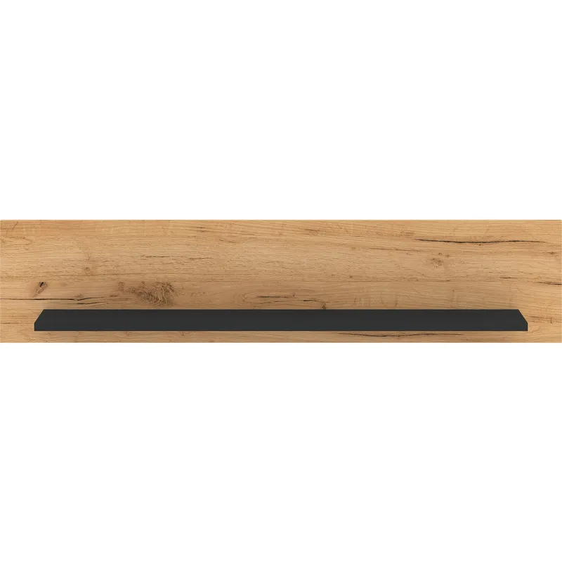 Półka URSA 12 Dąb Craft Złoty + Czarny