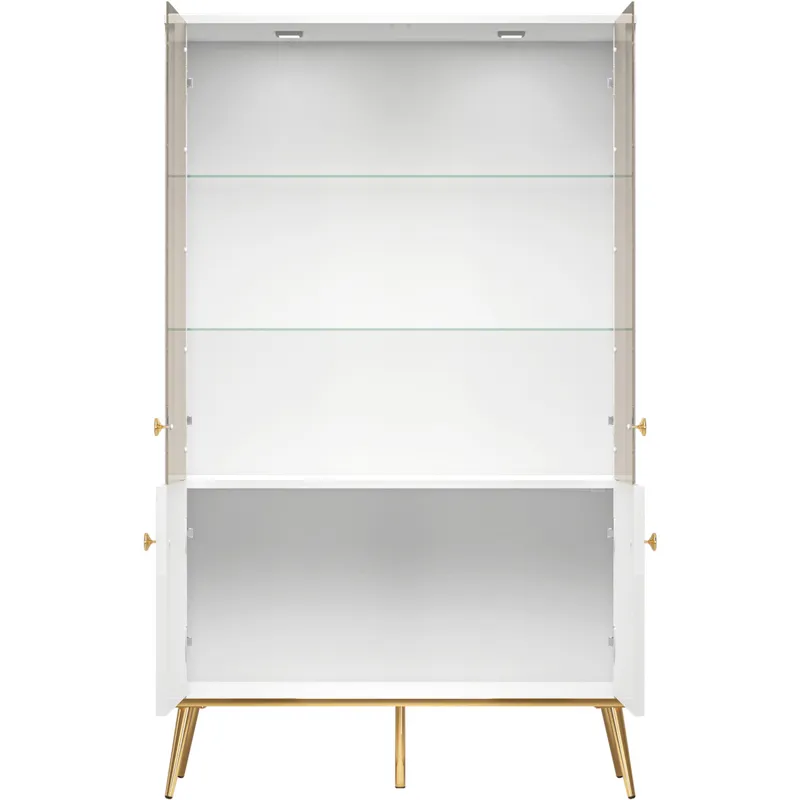 Witryna GOLDEN GL03 Biały Połysk