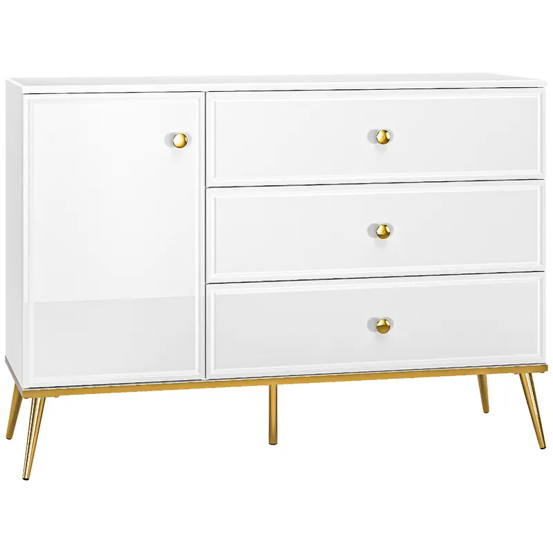 Komoda GOLDEN GL05 Biały Połysk